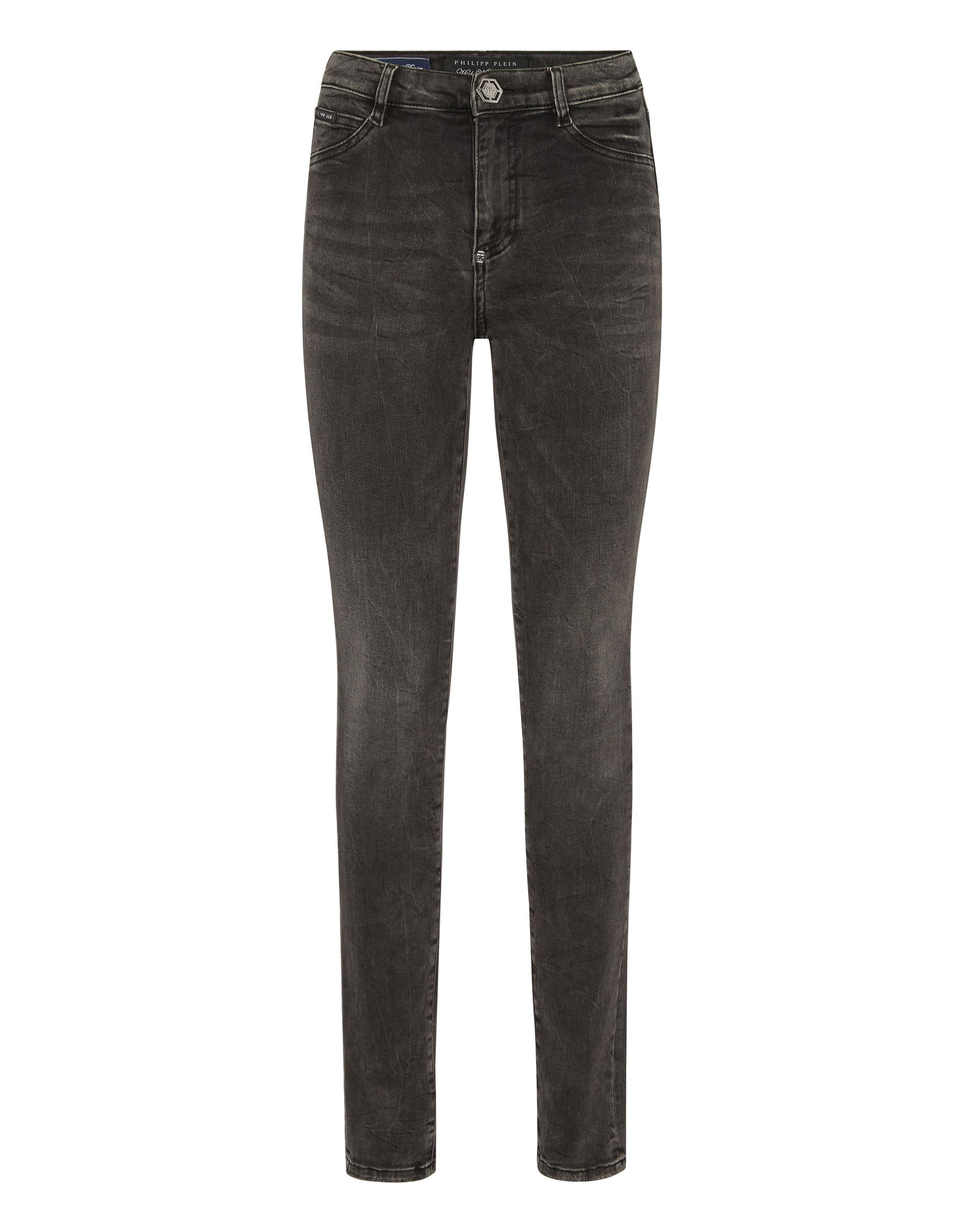 Denim High Waist Jegging Logo
