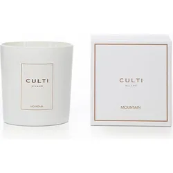 Culti Mountain Duftkerze 550 g, weiß, im glänzenden Glas