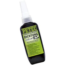 PETEC 97218 Rohrdichtung Gewindedichtung weiß niedrigfest Flasche 50g Dichtung Dichten
