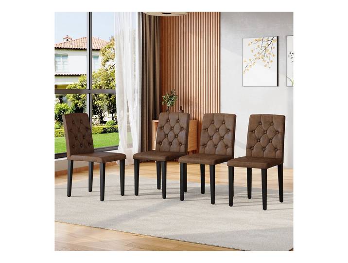 OKWISH Esszimmerstuhl Polsterstuhl Wohnzimmerstuhl (mit Metallbeinen, moderne Küchenstühle im Luxus-Design), Küchenstuhl Wohnzimmerstuhl