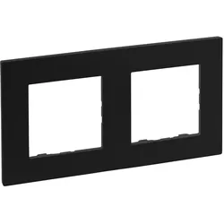 Legrand 864572 Niloe Step 2-fach Rahmen Farbe: Schwarz