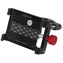 LogiLink AA0146 Halterung Passive Halterung Handy/Smartphone Schwarz, Rot