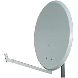 Televes Alu-Reflektor S65EL-W weiss61x67cm Easy-Line 793202 (36.80 dB, DVB-S / -S2), SAT Spiegel + SAT Antennen, Weiss