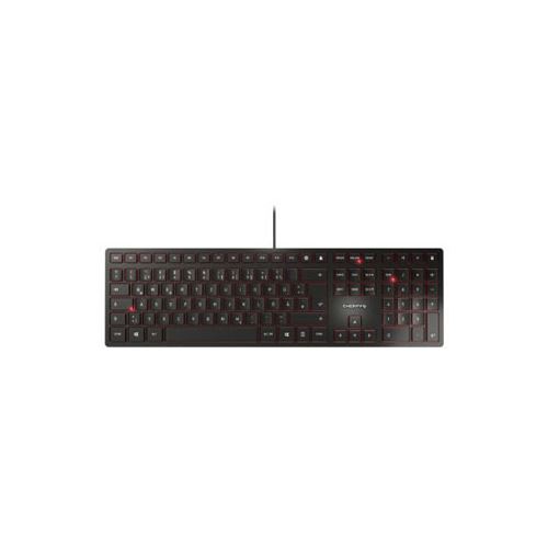 CHERRY KC 6000 Slim USB Franzoesisch schwarz (kabelgebunden)