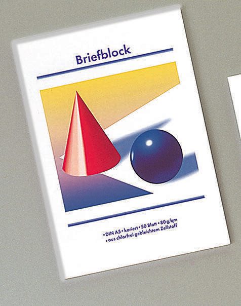 neutral Briefblöcke DIN A5 kariert 25983