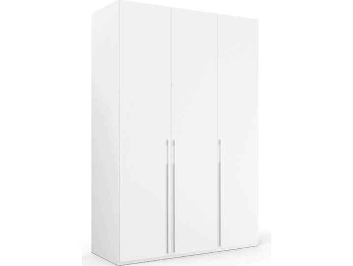 Drehtürenschrank RAUCH Kleiderschrank Schrank Garderobe Wäscheschrank SKAT PURE , weiss (alpinweiß), B:151cm H:235cm T:63cm, Holzwerkstoff, Schränke, Drehtürenschrank, elegante Griffstangen und praktischer Innenausstattung MADE IN GERMANY