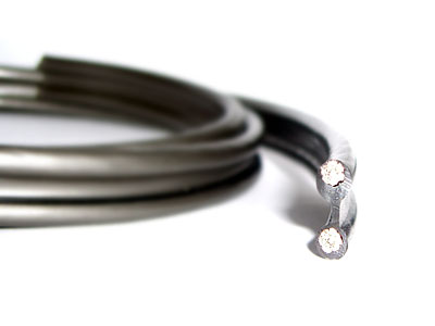 Goldkabel kabel Solid - Meterpreis - 2x4,0mm²
