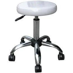 Caso, Bürostuhl, Eurocosmetics White Low Pedicure Stool
