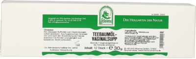 Hecht-Pharma GmbH TEEBAUM ÖL VAGINALSUPPOSITORIEN 12 St 04191758