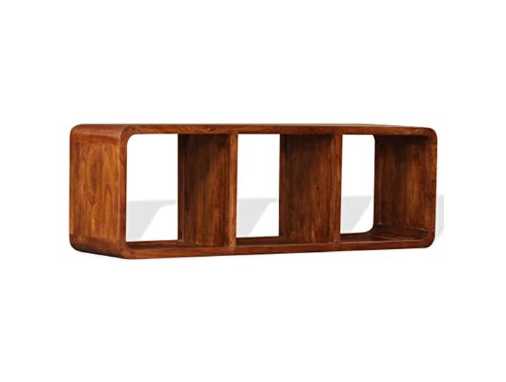 vidaXL TV-Schrank Massivholz mit Honigfarbenem Finish 120x30x40 cm