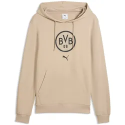 PUMA BVB Borussia Dortmund FtblCulture Hoodie Herren 24 - alabaster/puma black XL