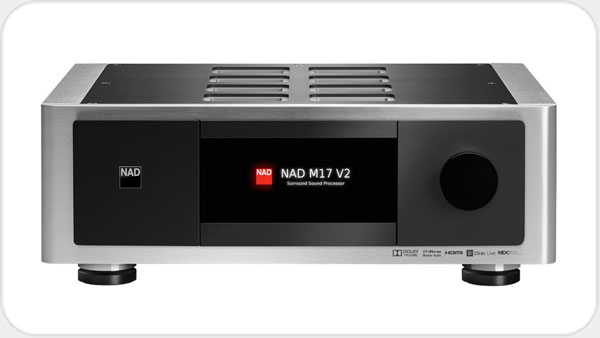 NAD M 17 V2 7.1 AV-Prozessor-Vorverstärker *silber-schwarz* NA21122