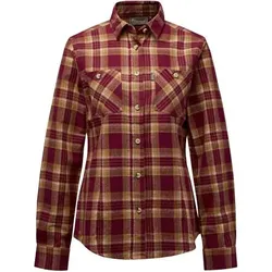 Pinewood Felicia Shirt Damen (Burgundy/Olive Green), Rost, S