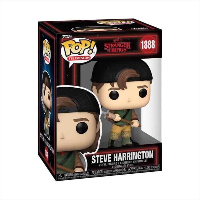 FUNKO Pop Stranger Things S5 Steve Harrington 94354, Multicolore