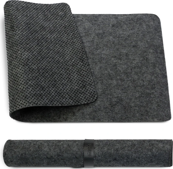 MOSH Mauspad, Filz, dunkelgrau, 90 x 45 cm