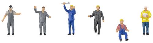 Faller H0 Industriemechaniker und Arbeiter Bemalt, Stehend, Sitzend