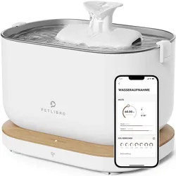 Petlibro Dockstream-Trinkbrunnen mit App (250 cl), Futternapf