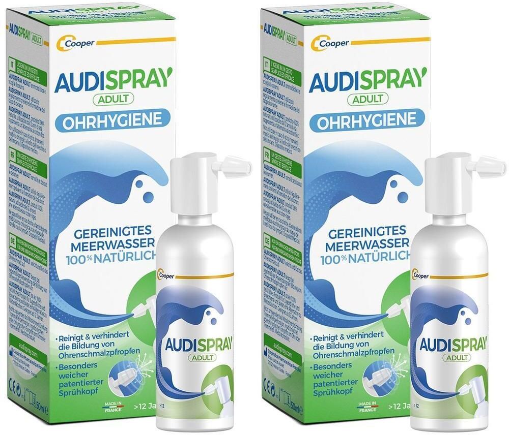 Audispray Adult Ohrenspray 2x 2x50 ml Spray