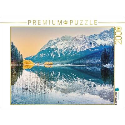 CALVENDO Puzzle Eibsee, Deutschland | 2000 Teile Lege-Größe 90x67cm Foto-Puzzle für glückliche Stunden