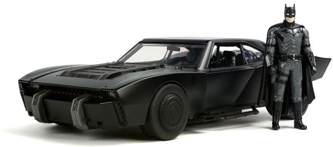 Miniature 1:18 DC Comics Batmobile the batman black 2022 avec figurine - Jada Toys
