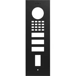DoorBird D1102FV Fingerprint 50 Unterputz Frontblende – Graphitschwarz