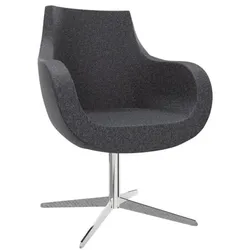fm Büromöbel Sessel »Pirum« schwarz, 71x90x48 cm
