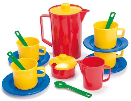 DANTOY Kaffeeservice Kunststoff, 17-tlg.