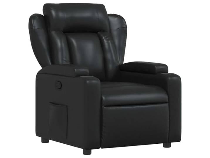 vidaXL Relaxsessel Schwarz Kunstleder
