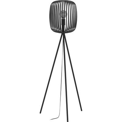 EGLO Stehlampe "Stehleuchte ROMAZZINA, exkl. E27, Stahl, Stehlampe", schwarz, 1, Ø 32,5cm H: 140,5cm, Leuchten, Stativ Standleuchte, Dreibein, 140,5x32,5cm, Wohnzimmerlampe, Stehlampe