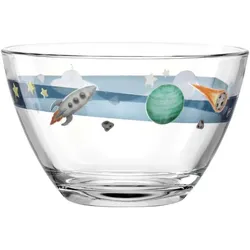 Leonardo Müslischale Avventura - Weltall 210 ml Glas Bunt