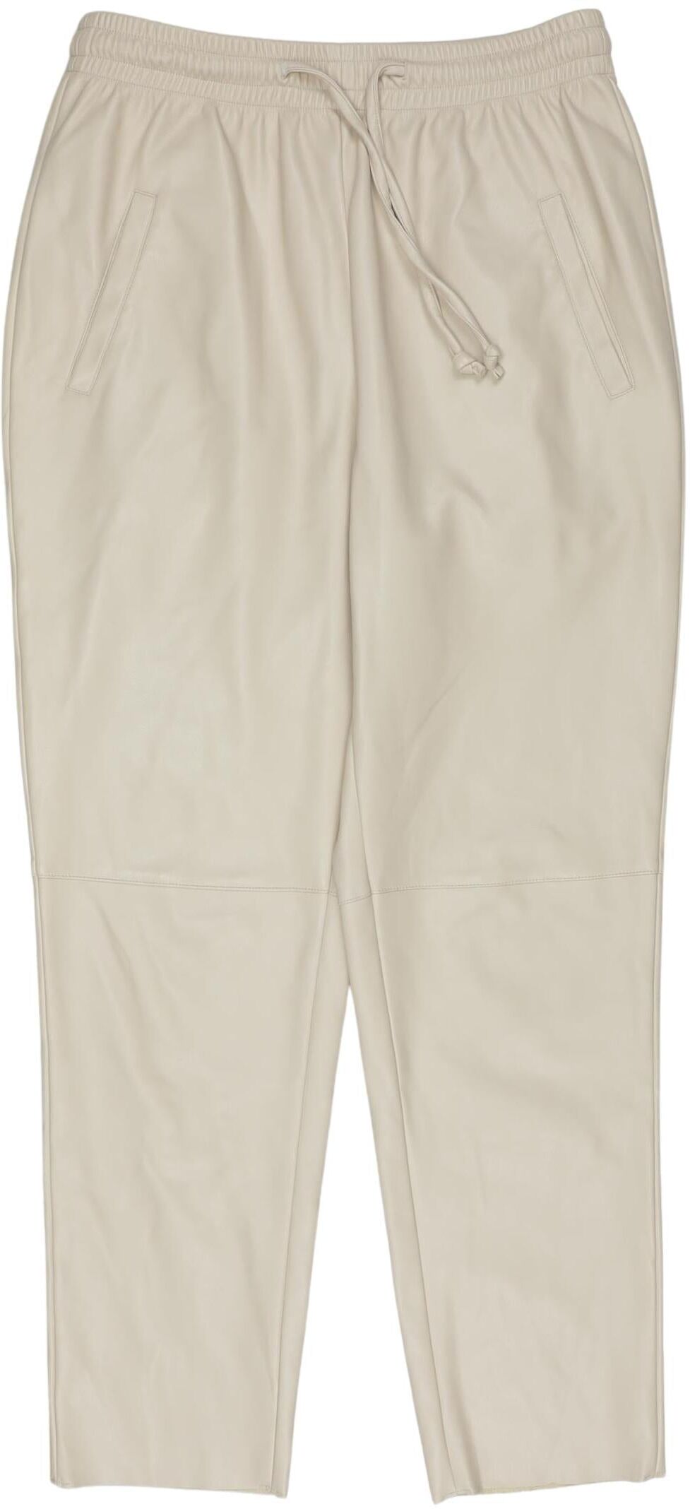Herzensangelegenheit Damen Stoffhose, Beige, Gr. W26, kein / Etikett - Second Hand