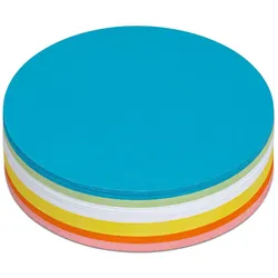 Moderationskarten rund, Ø 9,5 cm, 120 St./Pack