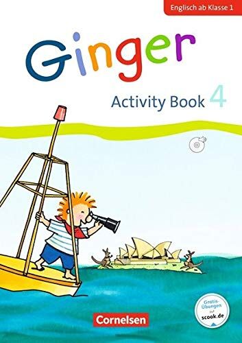 Claudia Neuber - Ginger - Early Start Edition - Neubearbeitung: 4. Schuljahr - Activity Book: Mit Audio-CD, Minibildkarten und Faltbox - Preis vom 30.09.2026 22:30:23 h
