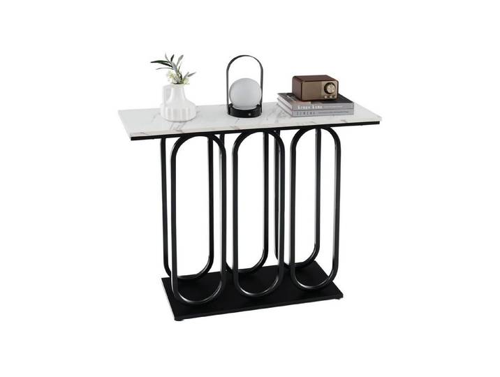 KOMFOTTEU Konsolentisch Flurtisch, belastbar bis 30kg, 100 x 30cm