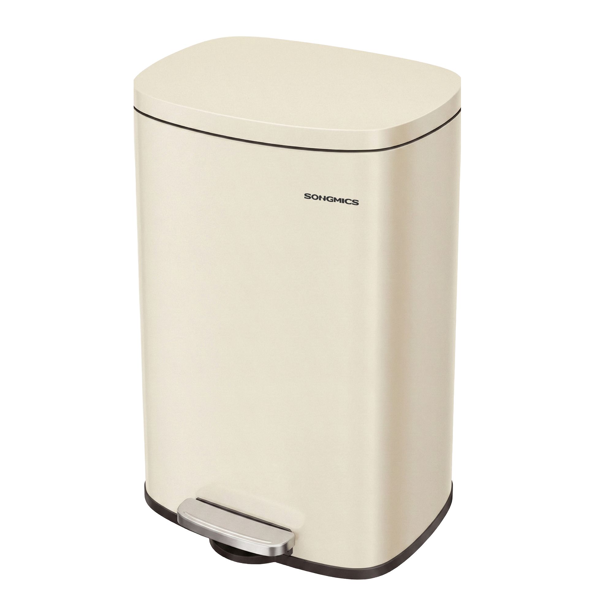 SONGMICS Mülleimer Küche, 50 L, Abfalleimer LTBB35050A02