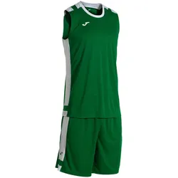 JOMA Lider Basketballtrikot + Shorts Set 452 - grün/weiß 4XL