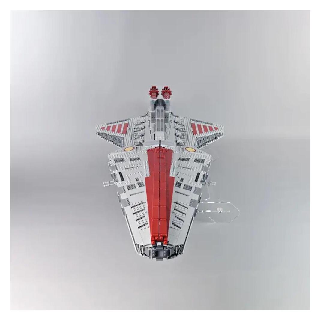 iDisplayit Acryl-Ständer 2 in 1für LEGO 75367 SW Republikanischer Angriffskreuzer der Venator-Klasse (QXP75367-MK2)