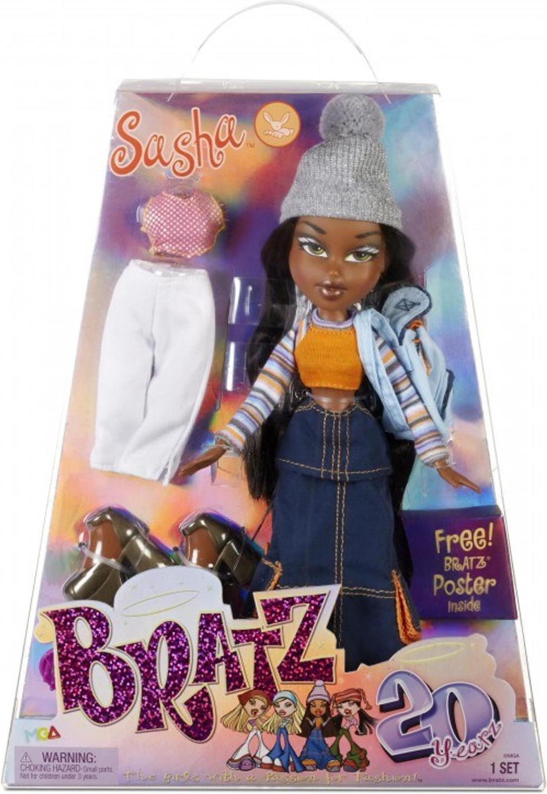 MGA Bratz Original Sasha Modepop voor meisjes, meerkleurig