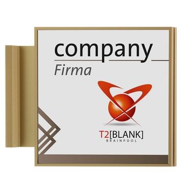 MADRID Bronze Line Fahnenschild 150, Format: 150,5x150,5mmTiefe: 0mm