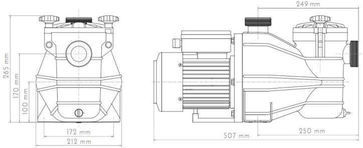 Pompe de filtration piscine VIPool MCB