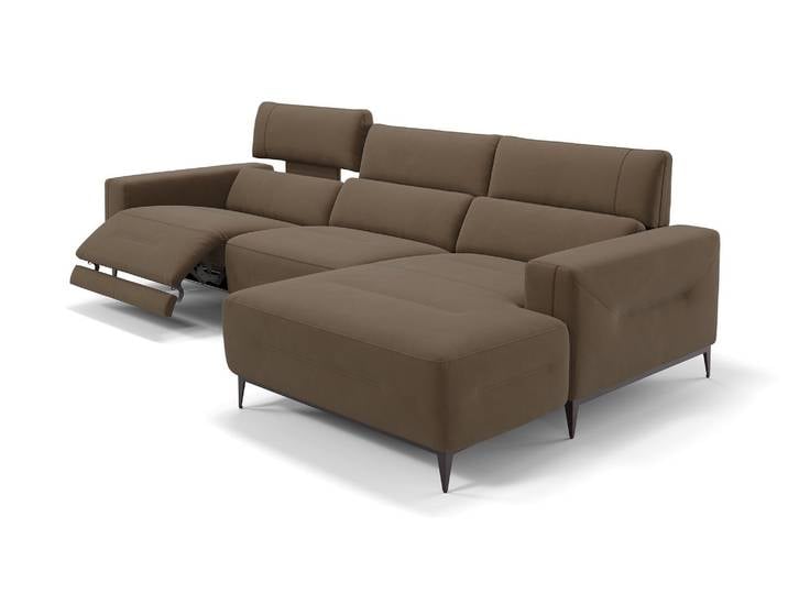 Designer Eckcouch TERAMO Stoffsofa