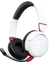 HyperX Cloud Mini Headset kabelgebunden / kabellos (Bluetooth) White