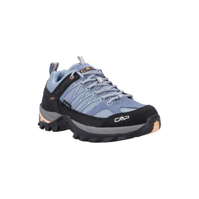 Wanderschuh CMP "Rigel Low", Damen, Gr. 39, blau (hellblau, schwarz), Obermaterial: 100% Nylon NY., Schuhe Wanderschuh