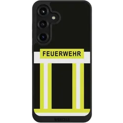 Nivocase Handyhülle für Samsung Galaxy S25+ Hülle NIVOpure Case Schwarz Beruf Feuerwehr Feuerwehrmann (Samsung Galaxy S25+), Smartphone Hülle, Schwarz