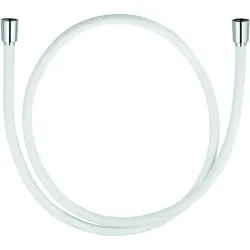 Kludi Supraflex Brauseschlauch 6107191-00 weiß/chrom, kunststoffummantelt, 1250 mm lang
