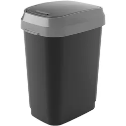 Curver Abfallbehälter DUAL SWING 25 Ltr. schwarz/grau