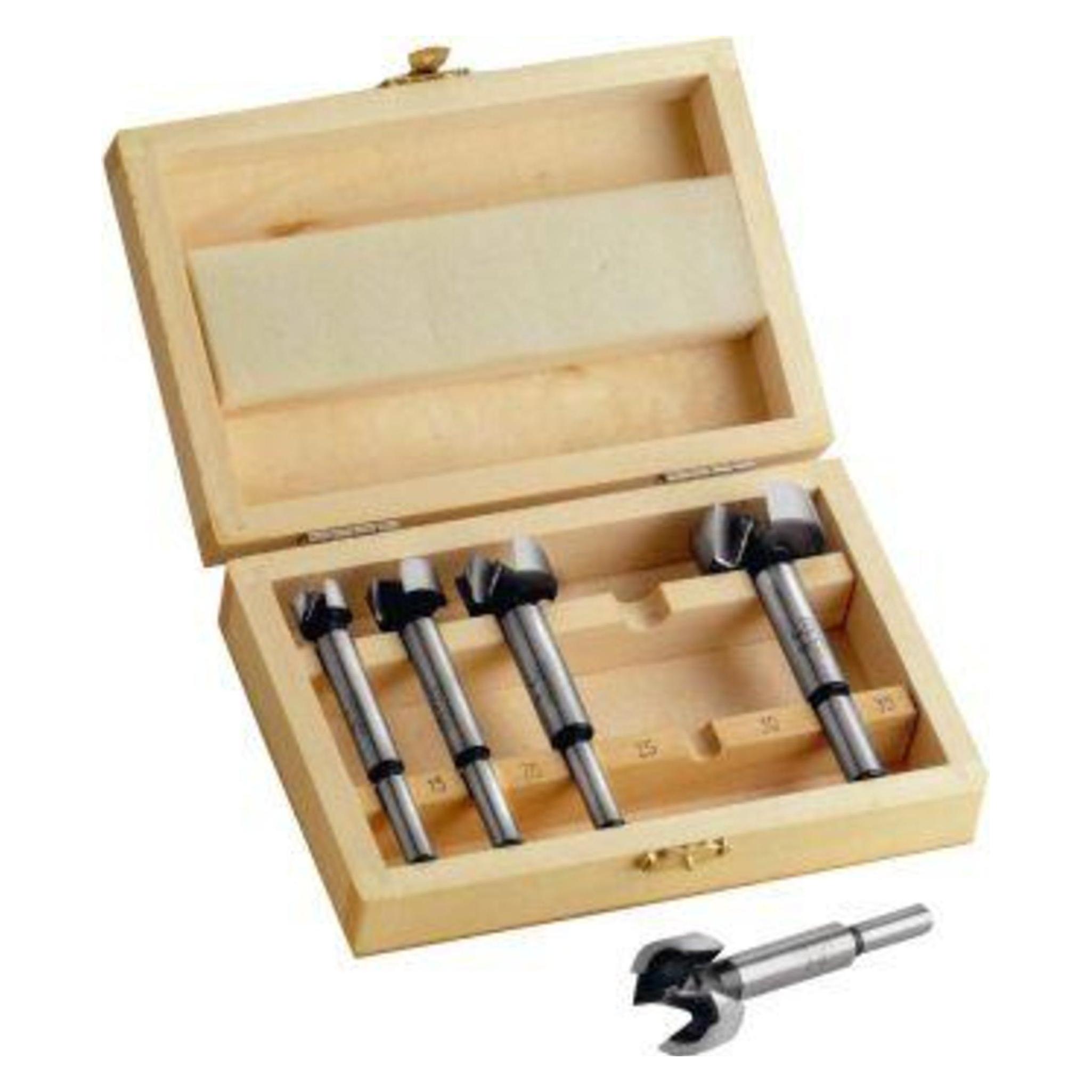 Edessö SF1 SP-Stahl Forstnerbohrer Satz 5 Teile (4010912920002)