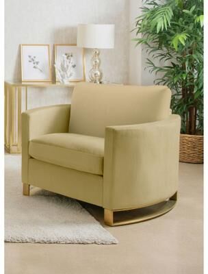Coaster Corliss Upholstered Curved Track Arm Chair