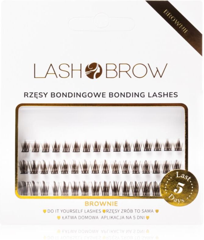 Lash Brow Bonding Eyelashes stick-on cluster lashes Iconic Brownie 1 pc