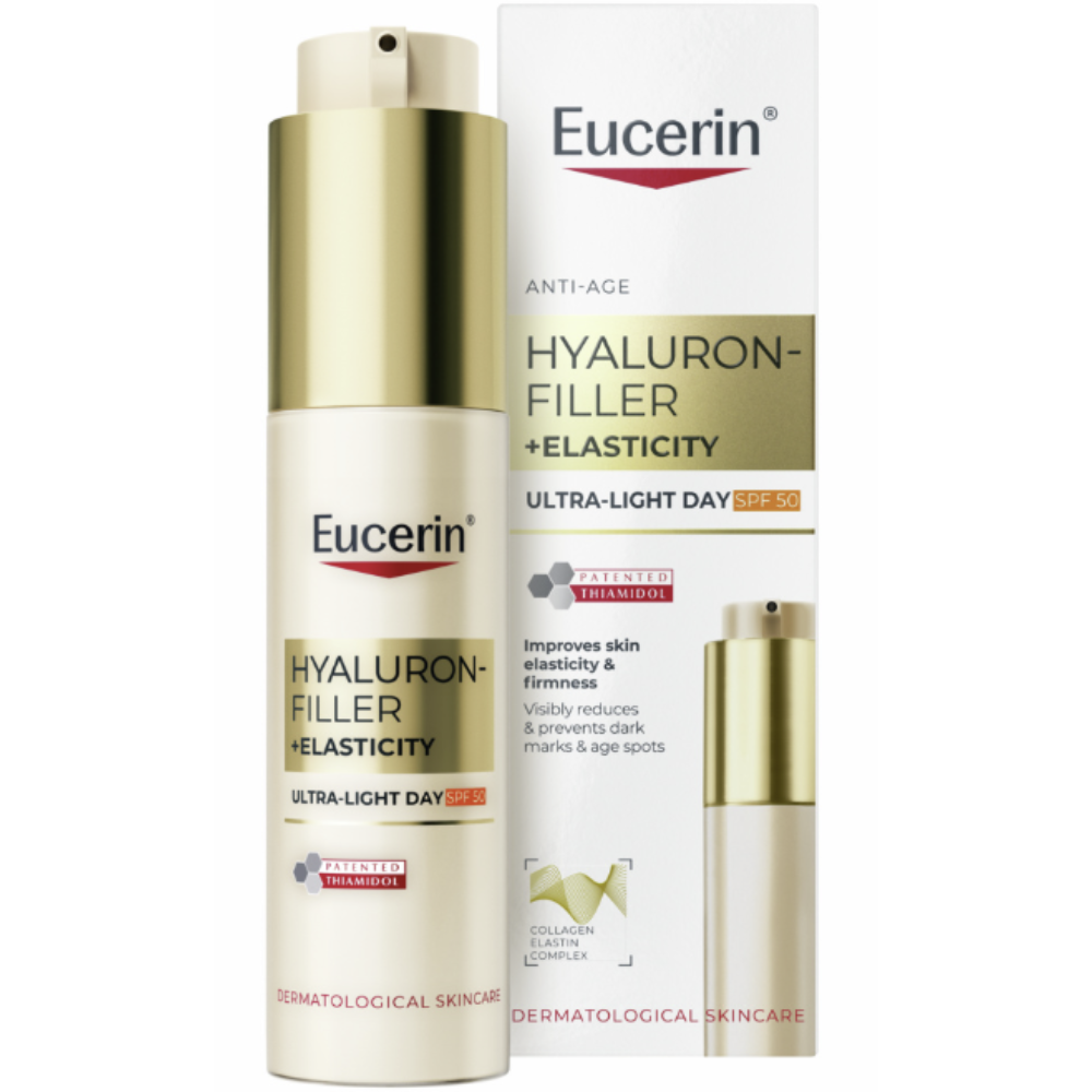 Eucerin Hyaluron-Filler + Elasticity Ultra-Light Day SPF50 Anti-Aging 50mL SPF50